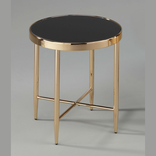 DL STEFAN Fekete design Dohányzóasztal