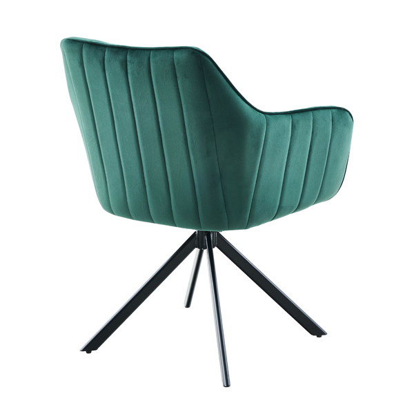 DL ZALIA  Zöld design Kárpitos beltéri szék