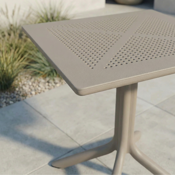 NARDI CLIP 80 / BORA BISTROT Fehér, Taupe modern Kültéri szett