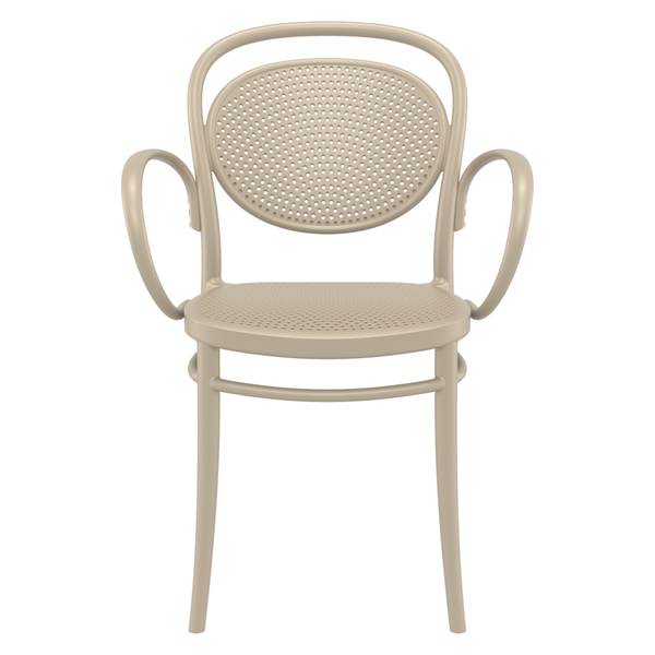 ST MARCEL XL Taupe modern Műanyag kültéri szék