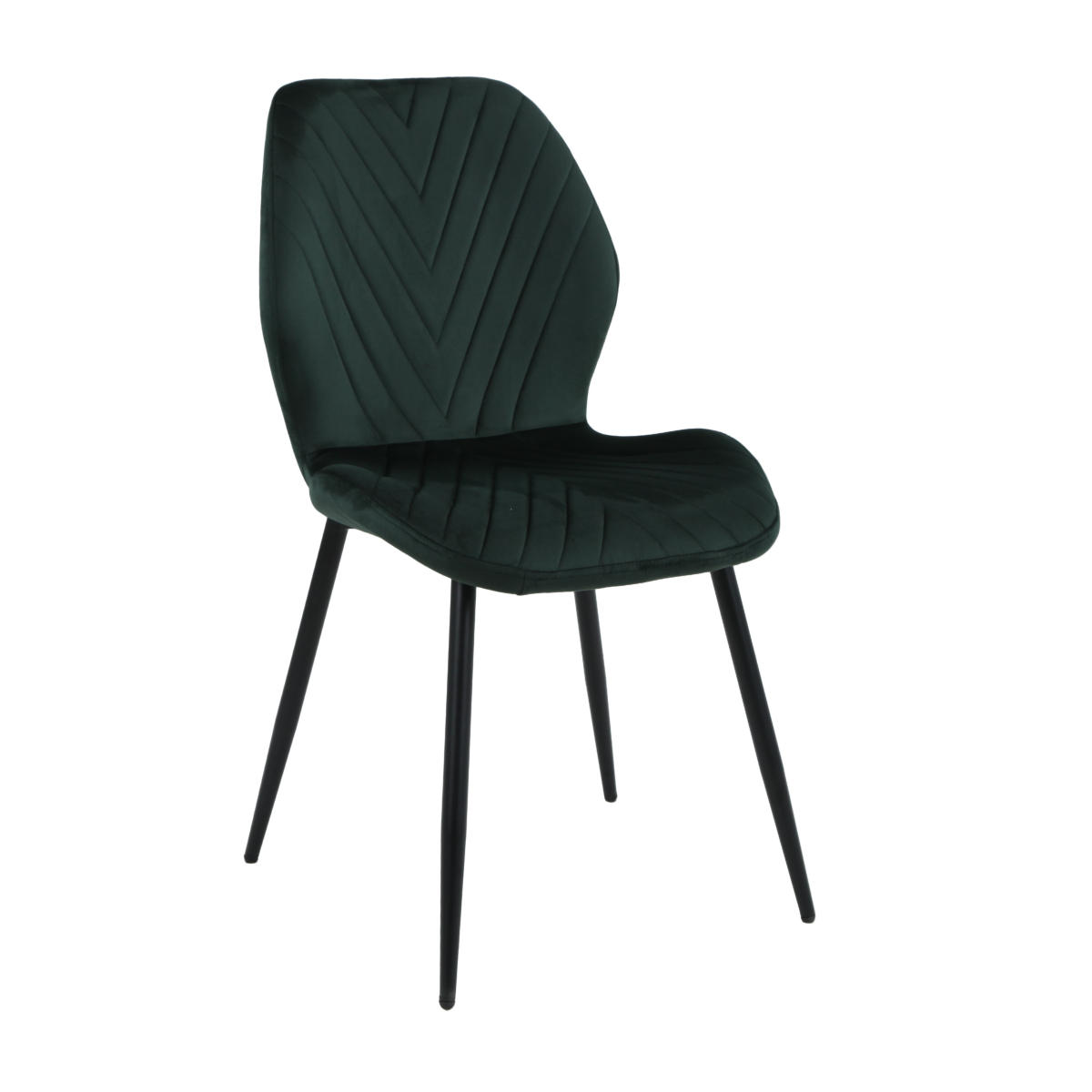 ET JULIE Fekete design Kárpitos beltéri szék