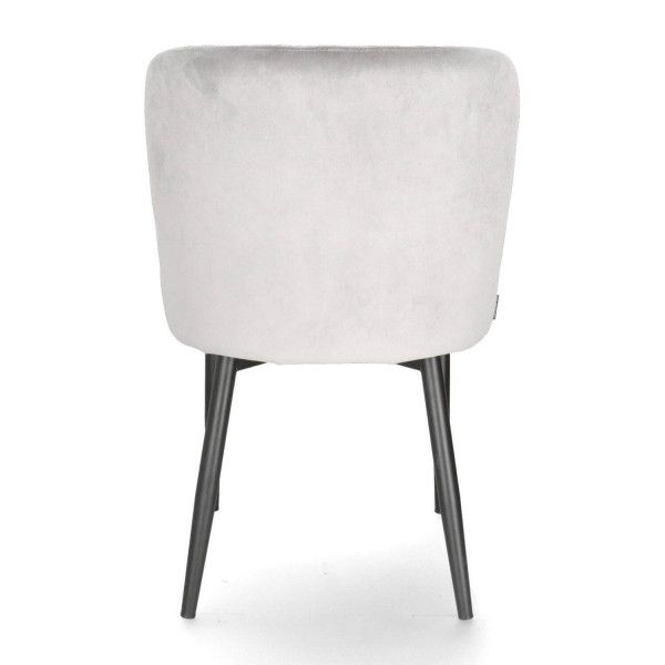 DL CRYSTAL Szürke elegáns Kárpitos beltéri szék