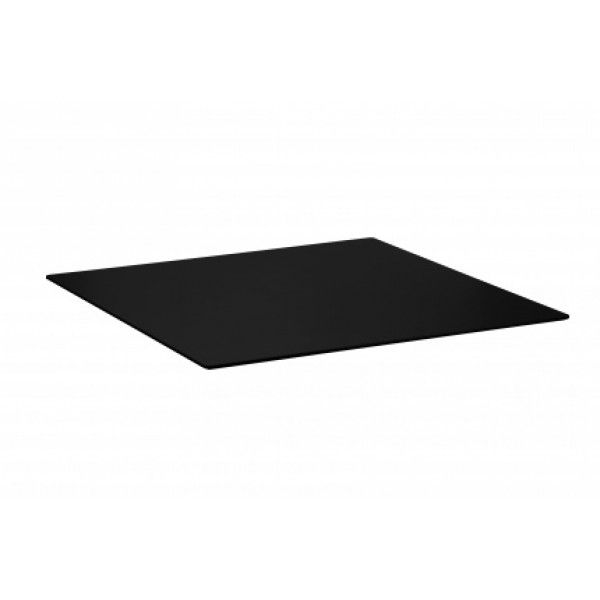 PA HPL 70x70 Black minimalist HPL (Compact) Outdoor Tabletop
