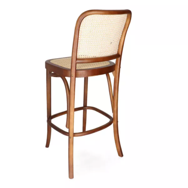 DL MACCHIATO WALNUT BS Barna vintage Fa beltéri bárszék