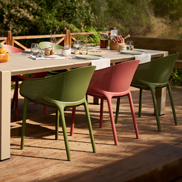 ST SKY PRO Taupe design Műanyag kültéri szék