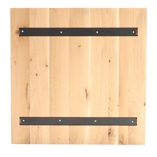 RC NATUR OAK 80x80 Barna skandináv Tömörfa beltéri asztallap