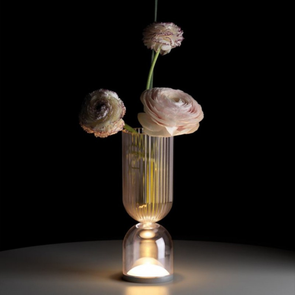 LX ARABA LAMP A  Fehér design Kültéri asztali lámpa