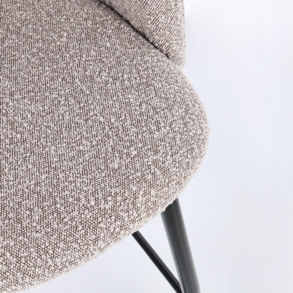 BT PRINCESS  Szürke design Kárpitos beltéri bárszék