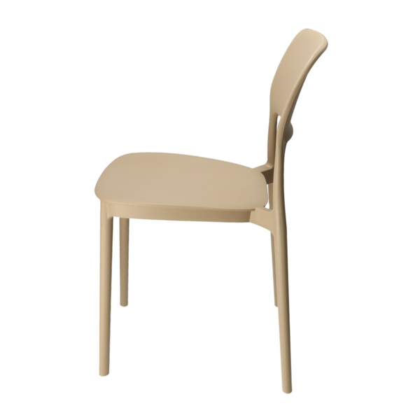 SI TONY Taupe design Műanyag kültéri szék