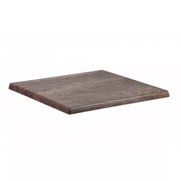 WERZALIT RUSTIC DARK OAK 60x60 Brown classic Topalit, Werzalit Tabletop